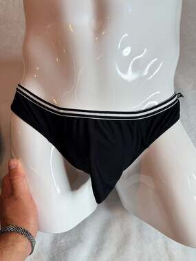 Andrew Christian Archer Brief Black Mesh Underwear Size XL